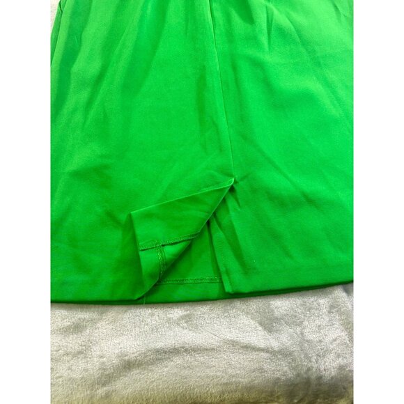 Olivia Matthews Dress Women's 4P Green cocktail dress w/cap sleeve missing Belt - Picture 10 of 12